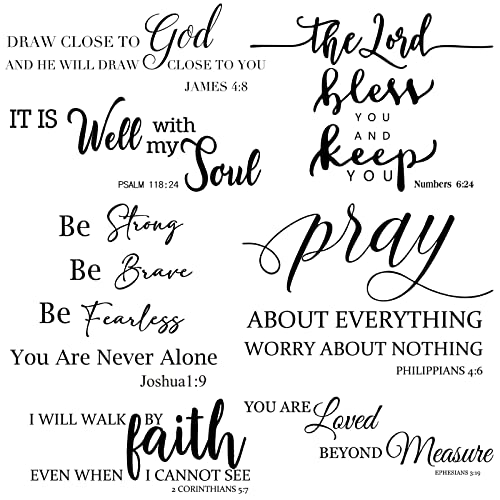 BBTO Bible Verse Stickers Peel & Stick,Be Brave - style: Be Brave