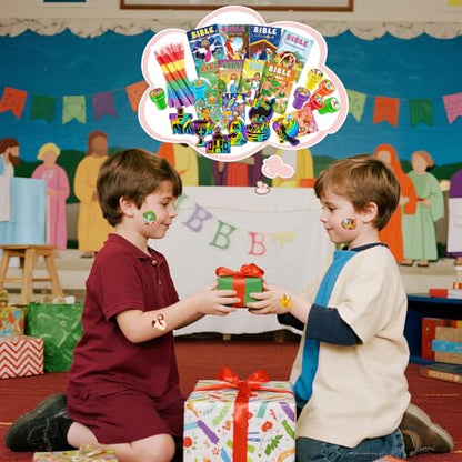 BenLouis Christian Party Favors Prizes Bulk for Kids（12set Christian） - style: Christian