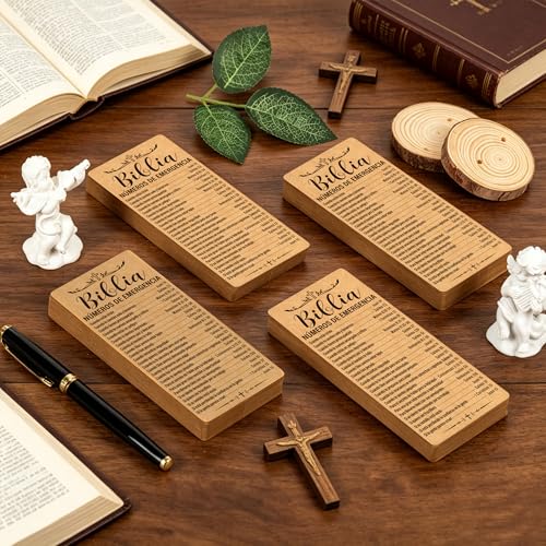 120Pcs Spanish Bible Emergency Numbers Bookmarks 2.28 X 5.31 in - color: Kraft Paper