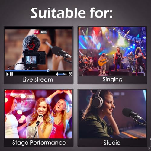 Sherr 2 Pcs Adjustable Microphone Mic Stands Bulk, Mic - style: Mic