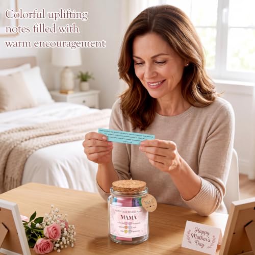 Lunmon Spanish Bible Verse Affirmation Jar Mama 96 Cards Christian Prayer - style: Mama