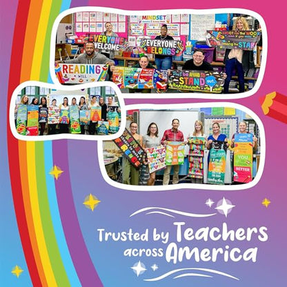 Sproutbrite 10 Pack 12" x 16" Sunday Posters & Bible Study Charts - color: Bible Quotes
