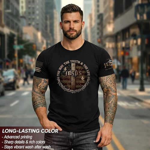 I Can't But I Know A Guy Shirts, Religious Shirts for Men - color: Ds04-black, size: Large