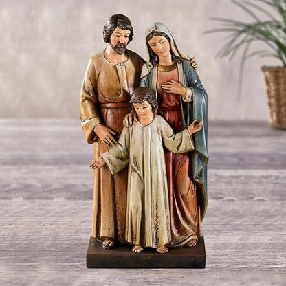Avalon Gallery Catholic Saints Figurine - Toscana Collection Religious Statue, 8" H, Holy Family - color: Holy Family