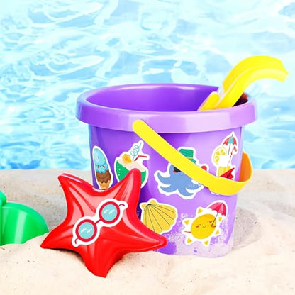 300Pcs Summer Stickers for Kids, Hawaiian Beach Stickers, Tropical Stickers - style: 300Pcs Summer Stickers
