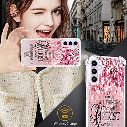 for Samsung Galaxy S23 Case - Pink Bible Verses - color: Pink Bible Verses, size: Galaxy S23