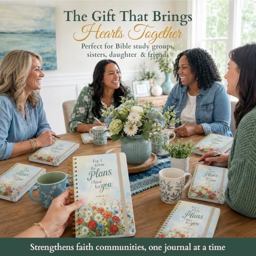 Hardcover Blank Christian Notebook – 140 Pages – Jeremiah 29:11 - color: Plans