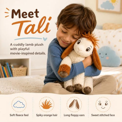 ANGEL STUDIOS | David Tali Plushie | Lamb Plush Toy | Cute Soft Stuffed Animal | Spiked Hair Detail | Self Standing 14 Inches