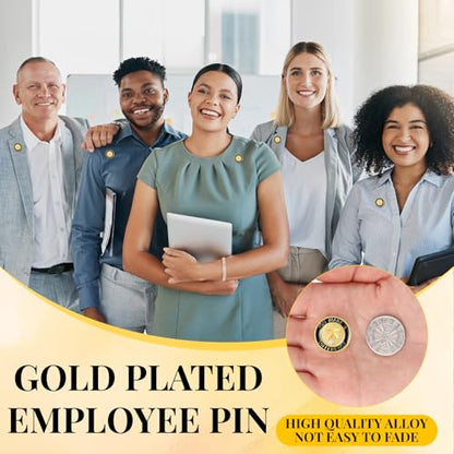 Ceenna 50 Pcs Employee of the Month Star Lapel Pins, You Make A Difference - style: You Make A Difference