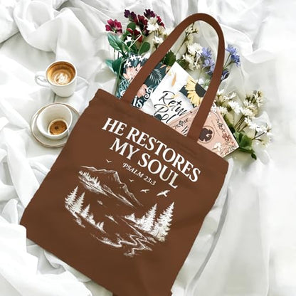 Bible Tote Bags Cute Christian Preppy Canvas Tote Bag Christian Gifts for Women Reusable Shopping Bags(Parent) - color: Bible-14