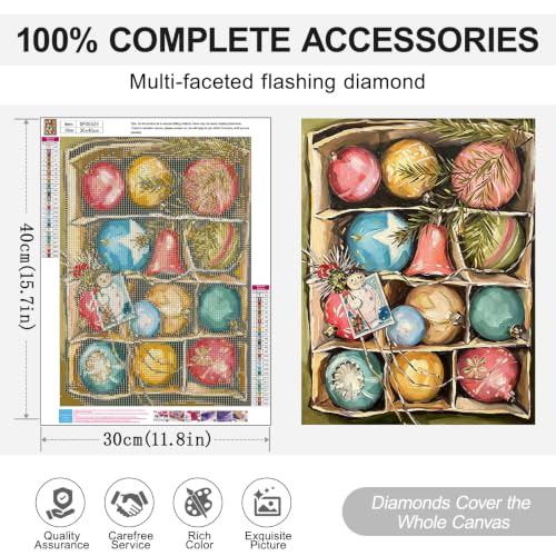 Christmas Diamond Art Kits for Adults, Diamond Painting Kits for Beginner - color: DP05624