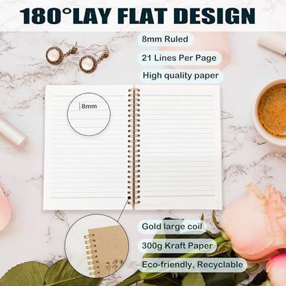 Christian Journal Notebook, Bible Notebooks for Note Taking for Women, Christian Bible Gifts for Women, Scripture Journals, Galatians 5:22-23 Religious Journals, Kraft Paper 5.5x8.3 Inch - color: 5:22-23 kraft
