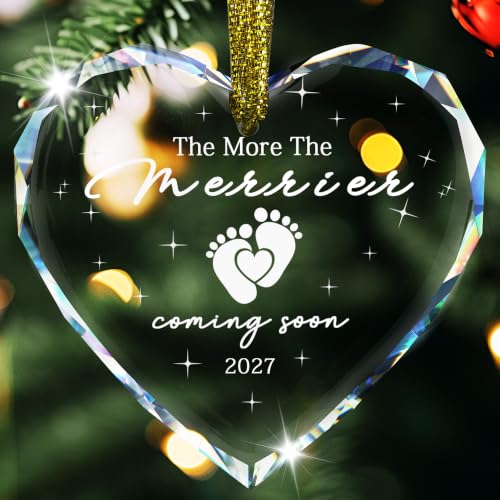Pregnancy Announcement Ornament 2027 - style: Coming Soon 2027