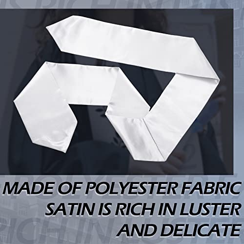 Geyoga 24 Pcs Graduation Stole Bulk Sublimation Blank 70 in - color: White