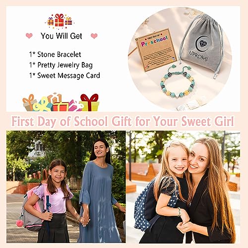 UPROMI To My Daughter/Granddaughter/Niece Bracelet Gifts for Girls - style: First Day of Preschool