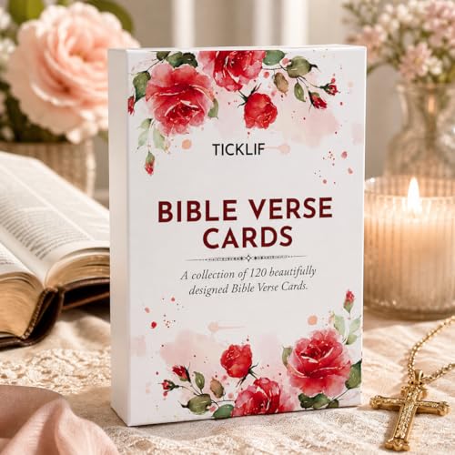 Bible Verse Cards, 120 KJV Scripture Cards for Daily Encouragement
