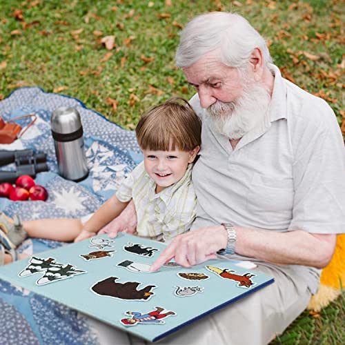 CHEFAN Foldable Felt Board for Toddlers and Felt Numbers for Kids