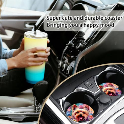 2PCS Honeycomb Car Cup Holder Coasters Universal Anti-Slip Rubber Mat - color: Honeycomb