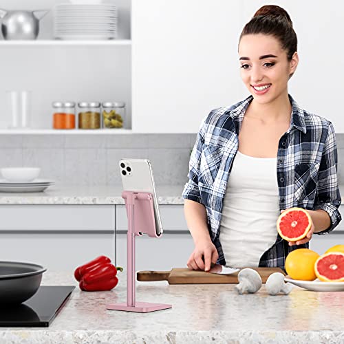 OMOTON CA02 Cell Phone Stand with Charging Hole for Desk Rose Gold - color: Rosegold