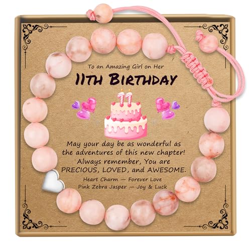 Sereney Birthday Gifts for Girls, 1-16 Year Old Girl Birthday Bracelet Gift - style: 11th Bday