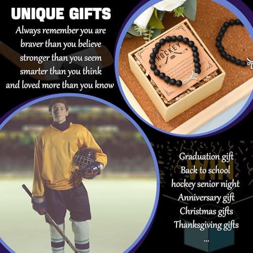 12 Set Sport Adjustable Bracelets Gift - color: Black, size: Hockey