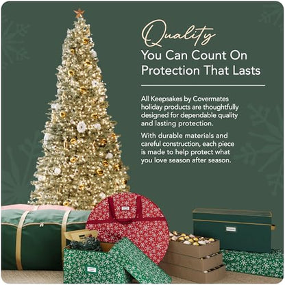 Covermates Rolling Treasurekeeper Storage Bag, 25.5" W x 13" D x 12.5" H - color: Green Heavy Duty Polyester, size: 25.5W x 13D x 12.5H - With Wheels