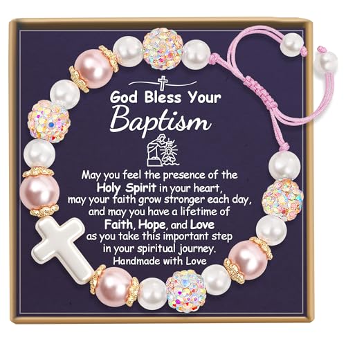 Sereney Bracelet for Women Girl as Gifts for New Mom Daughter Granddaughter - style: Baptism