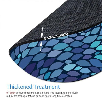 Mouse Pad, Abstract Colours Customized Premium-Textured Round Mouse Pad, Washable Mousepads with Non-Slip Rubber Base Computer Mouse Pads for Wireless Mouse 7.9×7.9×0.12 inches - color: Abstract Colours