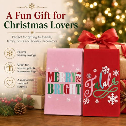 Christmas Kitchen Towels Set of 2