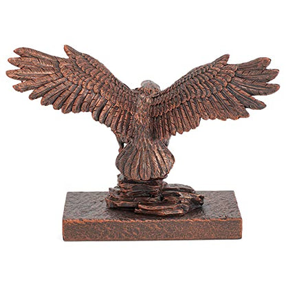 Lighthouse Christian Products Soar Like an Eagle Bronzelike Finish 6.5 x 3.75 Cast Stone Mounted Sculpture - style: Eagle
