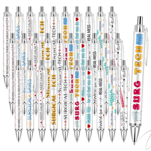 30 Pcs Surgical Tech Pens Surgical Tech Appreciation Gifts Ballpoint Pens - style: SurgicalTech