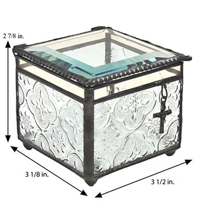 J Devlin Box 631 EB 212-1 2 Personalized Keepsake Box for Religious Gift Christening Baptism First Communion Confirmation