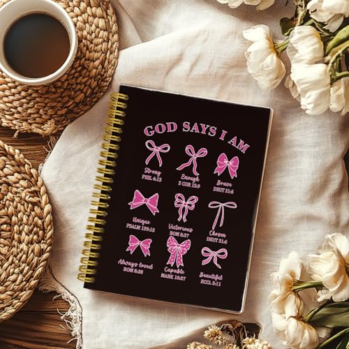 THDSE Black Pink Bible Journal for Women, Prayer Journal for Teen Girls - color: BlackPink
