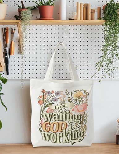 Bible Bags for Women, Christian Tote Bag, Gifts for Christian Women - color: Retro Floral