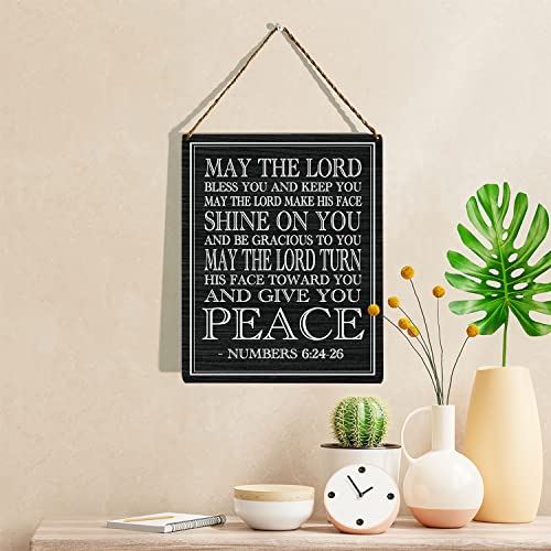KongMoTree Numbers 6:24-26, May the Lord Bless You and Keep You, Scripture Art, Bible Verse, Bible Verse Wall Art, Bible Verse Sign, 8x10 Inch(GMS618) - color: Numbers 6:24-26 - 3