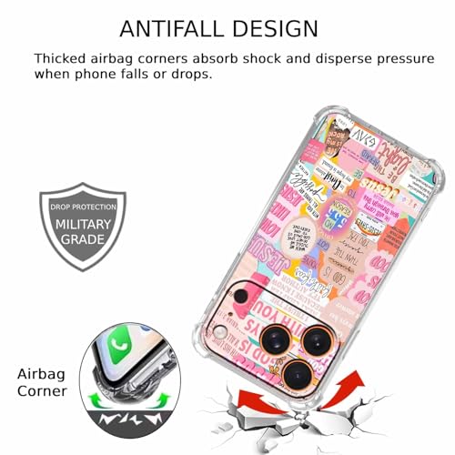 Case for iPhone 17 Pro Max with Christian Design,Jesus Bible Verse Christian Quotes Collage,Soft TPU Bumper Phone Cover for iPhone 17 Pro Max,#5 - color: Christian 5, size: iPhone 17 Pro Max