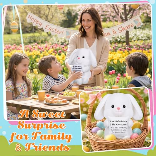 Hollowfly Bunny Stuffed Animal Plush Toy 10 Inch Soft Plush Rabbit - size: 9.84 Inch, style: Bunny