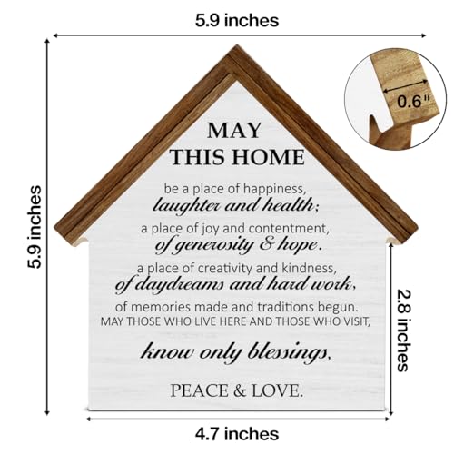 Housewarming Gifts New Home Decor, May This Home Be a Place of Happiness - color: MAY