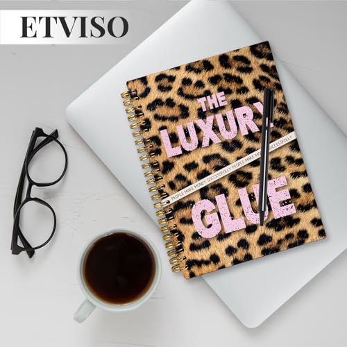 Fashionable Leopard Notebook, Trendy Cheetah Print Notebooks for Note Taking, Funky Leopard Journal, Luxury Modern Journals for Writing, Aesthetic Office Supplies, 5.5x8.3 Inch - color: 05-Bible(09)