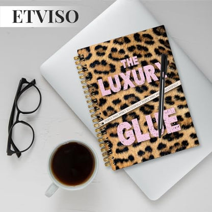 Fashionable Leopard Notebook, Trendy Cheetah Print Notebooks for Note Taking, Funky Leopard Journal, Luxury Modern Journals for Writing, Aesthetic Office Supplies, 5.5x8.3 Inch - color: 05-Bible(09)