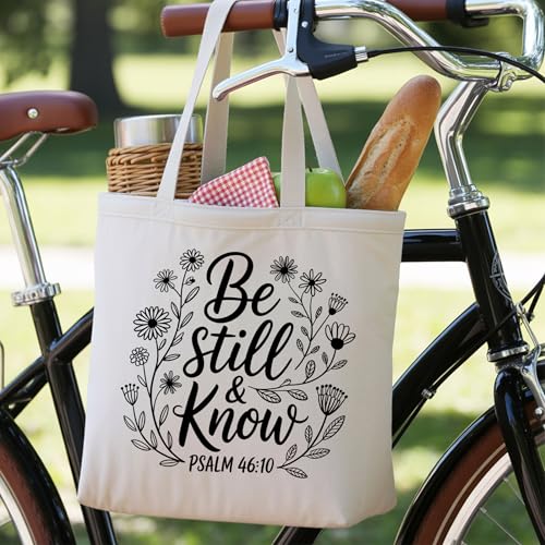 Bible Bags for Women, Christian Tote Bag, Gifts for Christian Women - color: Blue