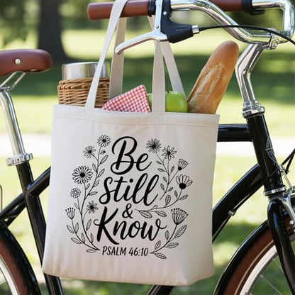 Bible Bags for Women, Christian Tote Bag, Gifts for Christian Women - color: Blue