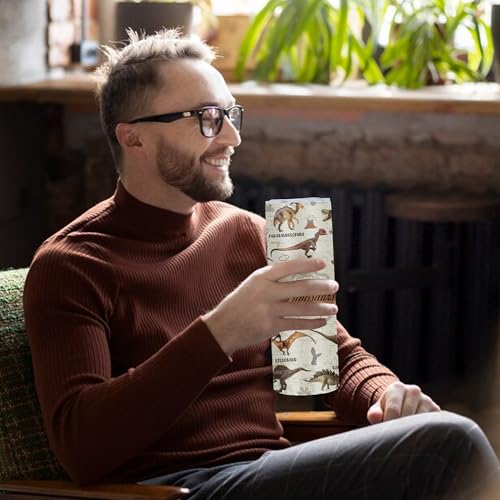 Dinosaur Cup Slim Dino Tumbler 20OZ, Gift for Thanksgiving Christmas 1PCS - color: Dinosaur