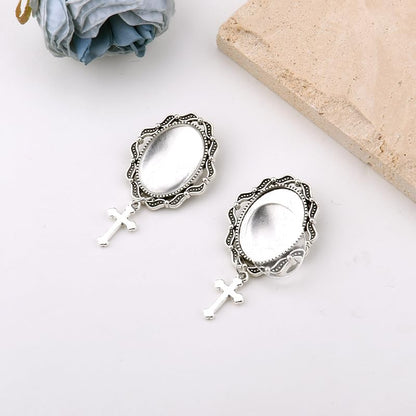 Wedding Double Picture Frame Brooch for Bride Grooms Boutonniece Pin for Wedding Bouquet - color: Color K