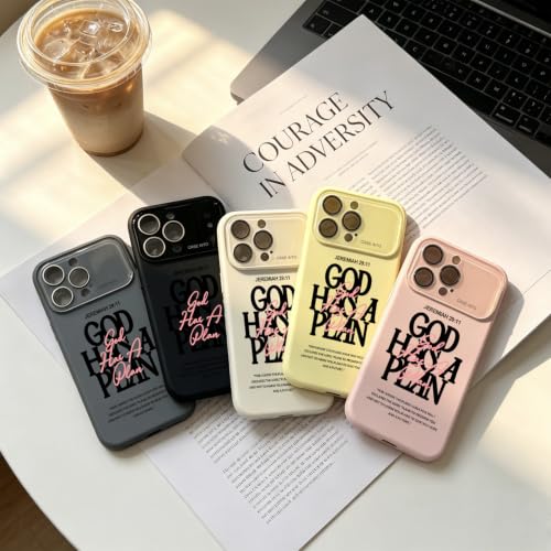 God Has A Plan Jeremiah 29:11 Phone Case for iPhone 12 Pro Max - Pink - color: Pink, size: iPhone 12 Pro Max