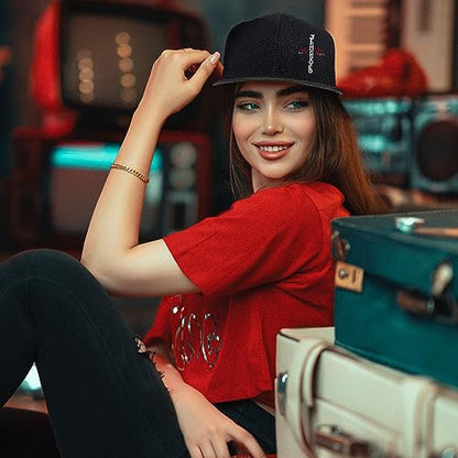 Chef Hat Flat Bill Hats for Men Funny Double Knives Kitchen Adjustable Baseball Cap Snapback Hat for Women - color: Saved My Life
