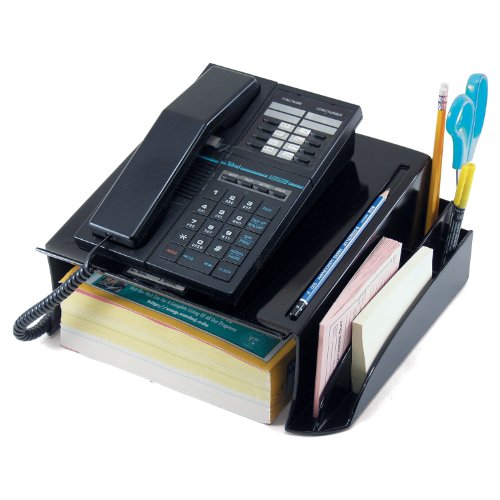 Officemate 26102 Recycled Telephone Stand, 12 1/4 x 10 1/2 x 5 1/4, Black (OIC26102)