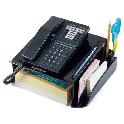 Officemate 26102 Recycled Telephone Stand, 12 1/4 x 10 1/2 x 5 1/4, Black (OIC26102)