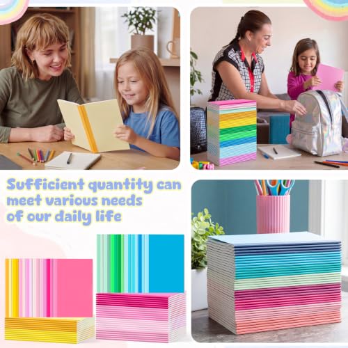 Handepo 100 Pack A5 Composition Notebooks Bulk 5"x8" Notebooks Fantastic - color: Fantastic, size: A5