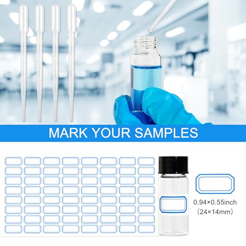 10ml Clear Glass Vials with Screw Caps 30PCS - style: 10ml-30pcs